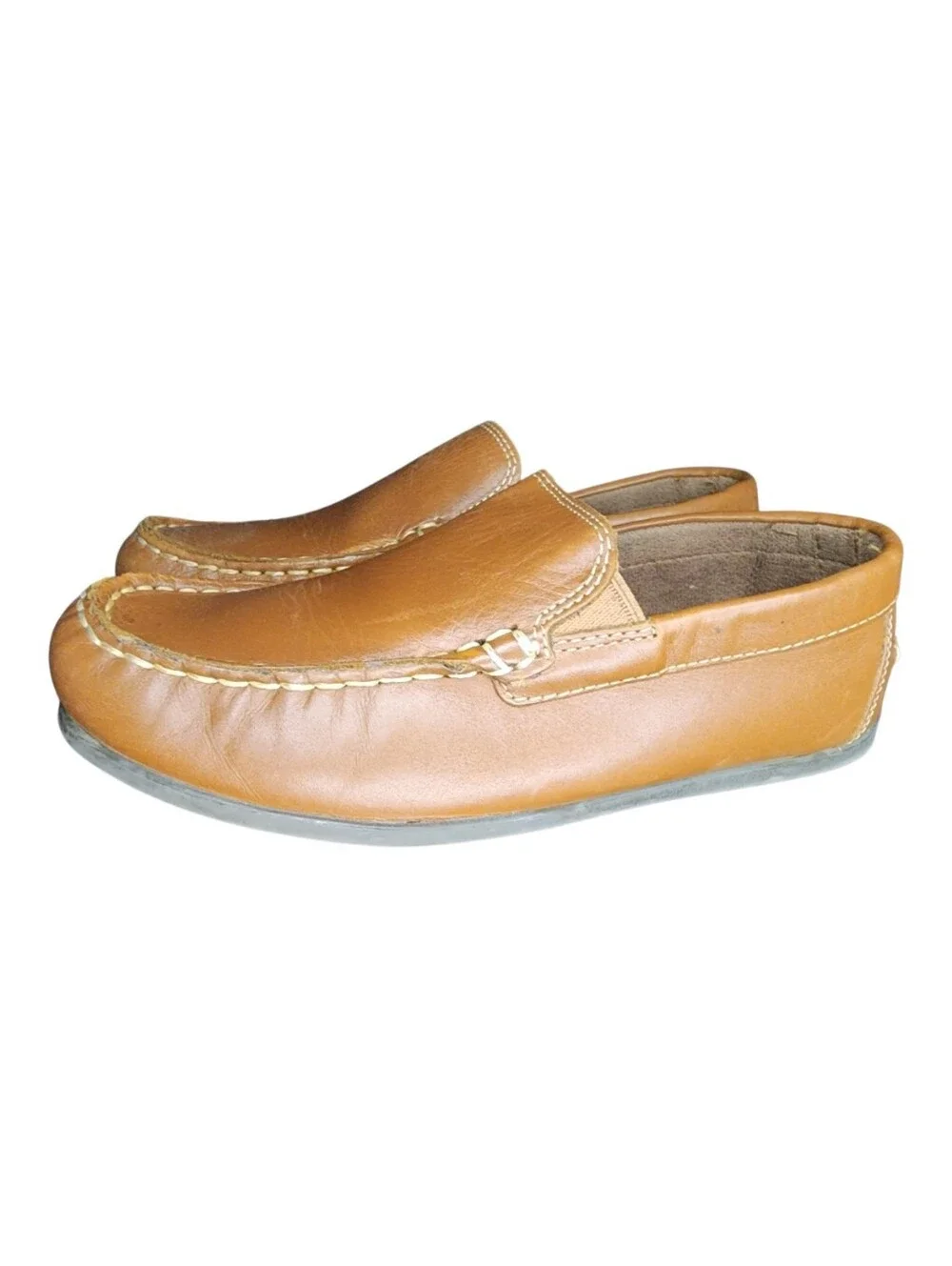Florsheim Jasper Jr. Moc Toe Venetian Loafers, Boys 3 Wide